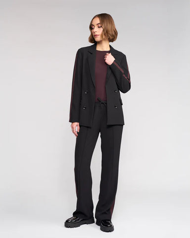 KNEWE Bowie Pant - Black/Raisin - Style K7060