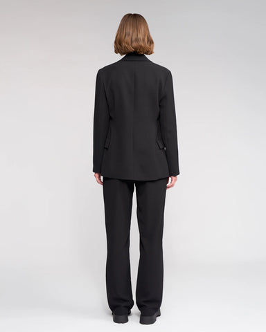 KNEWE Clementine Blazer - Black/Raisin - Style K6031