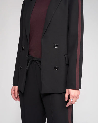 KNEWE Clementine Blazer - Black/Raisin - Style K6031
