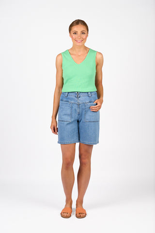 KNEWE- Spin Short – Malibu denim - Style K8016