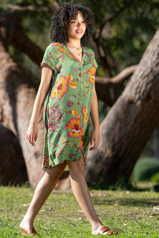 Cienna POSEY SHORT SHIRT DRESS - SDR-05-PRINT