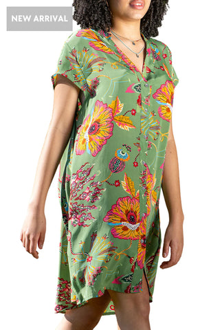 Cienna POSEY SHORT SHIRT DRESS - SDR-05-PRINT