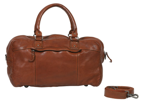 style 6385 Vintage Leather hand Luggage Bags