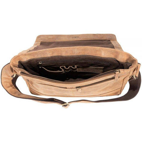 Banda Banda Leather Messenger Bag 17"
